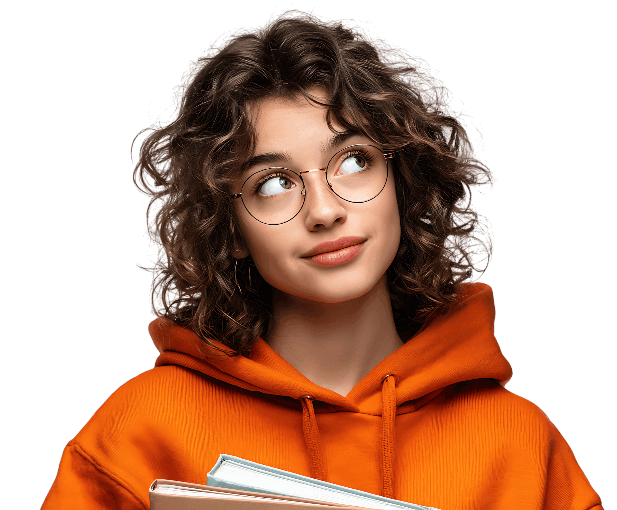 Student thinking about Ausbildung
